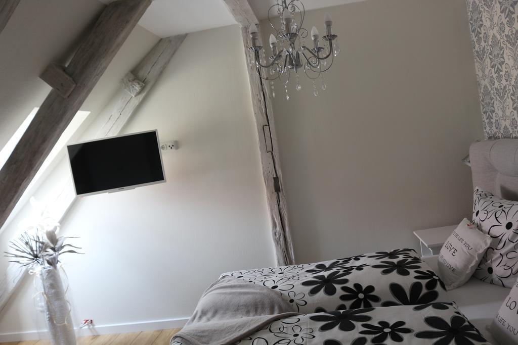 Ferienwohnung Dompanorama-Kleines Ferienloft Havelberg Exterior foto