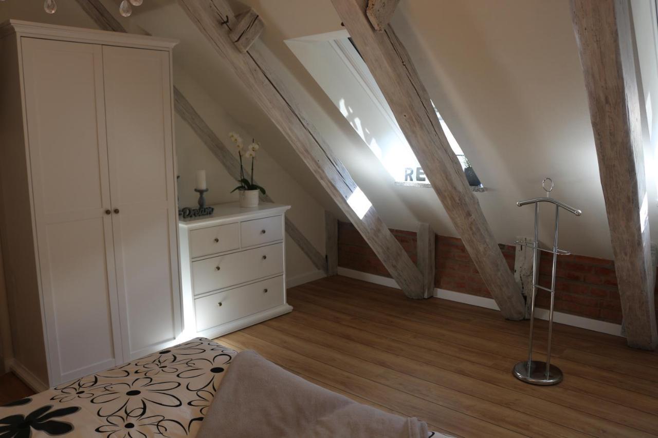Ferienwohnung Dompanorama-Kleines Ferienloft Havelberg Exterior foto